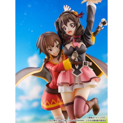 KONO SUBA - Megumin & Yunyun Futari wa Otomodachi Ver. SHIBUYA SCRAMBLE FIGURE 1/6 Estream PVC Figure 26 cm