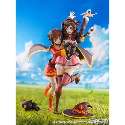 KONO SUBA - Megumin & Yunyun Futari wa Otomodachi Ver. SHIBUYA SCRAMBLE FIGURE 1/6 Estream PVC Figure 26 cm