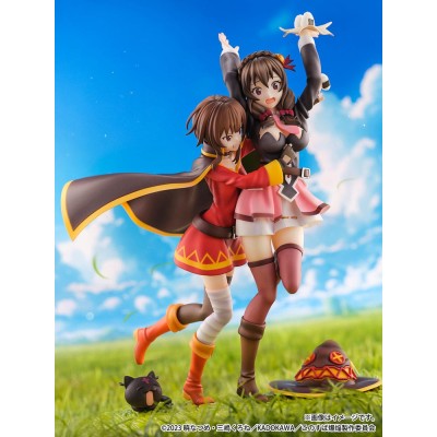 KONO SUBA - Megumin & Yunyun Futari wa Otomodachi Ver. SHIBUYA SCRAMBLE FIGURE 1/6 Estream PVC Figure 26 cm