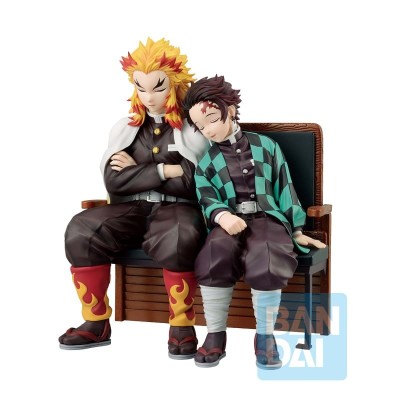 DEMON SLAYER - Rengoku & Tanjiro ArtScale Memoria Ichibansho Bandai PVC Figure 17 cm 