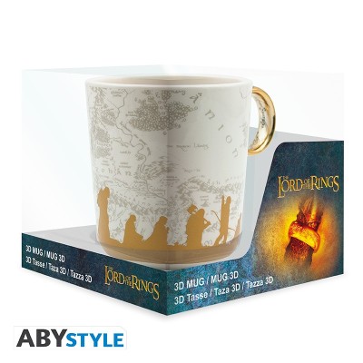 LORD OF THE RINGS - Tazza 3D con manico ad anello 460 ml