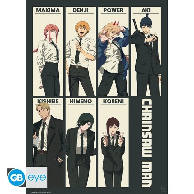 CHAINSAW MAN Set 2 Chibi Posters Devil Hunters (52x38cm)