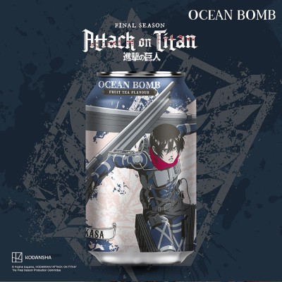 ATTACK ON TITAN - Ocean Bomb al Tè alla Frutta 330 ml