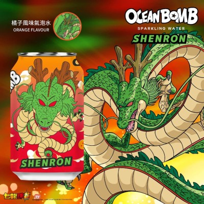 DRAGON BALL - Ocean Bomb Orange Flavor 330 ml