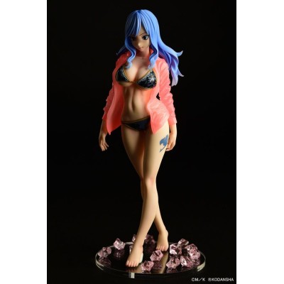 FAIRY TAIL - Jubia Lokser Gravure Stylesee-through wet shirt Black Bikini 1/6 Orca Toys PVC Figure 25 cm