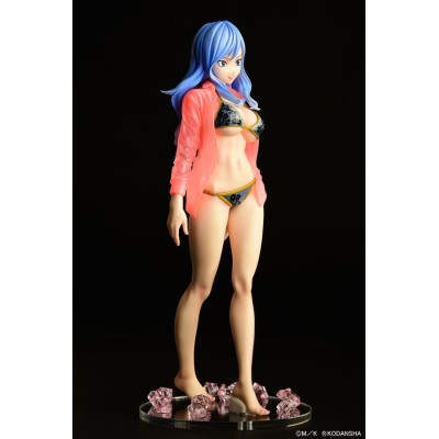 FAIRY TAIL - Jubia Lokser Gravure Stylesee-through wet shirt Black Bikini 1/6 Orca Toys PVC Figure 25 cm