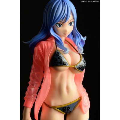 FAIRY TAIL - Jubia Lokser Gravure Stylesee-through wet shirt Black Bikini 1/6 Orca Toys PVC Figure 25 cm