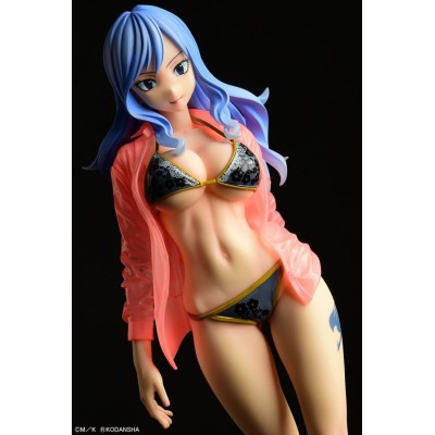 FAIRY TAIL - Jubia Lokser Gravure Stylesee-through wet shirt Black Bikini 1/6 Orca Toys PVC Figure 25 cm