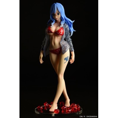 FAIRY TAIL - Jubia Lokser Gravure Stylesee-through wet shirt Red Bikini 1/6 Orca Toys PVC Figure 25 cm