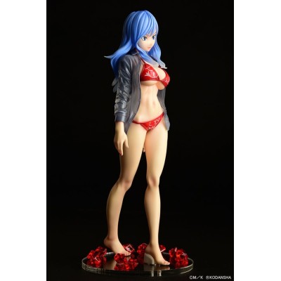 FAIRY TAIL - Jubia Lokser Gravure Stylesee-through wet shirt Red Bikini 1/6 Orca Toys PVC Figure 25 cm