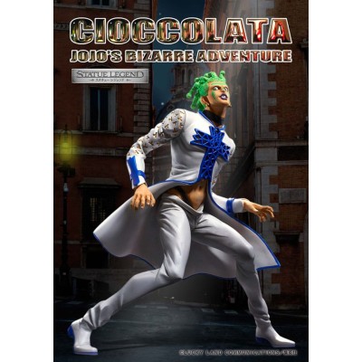 JOJO'S BIZARRE ADVENTURE Part 5 Golden Wind - Cioccolata Statue Legend Medicos PVC Figure 17 cm