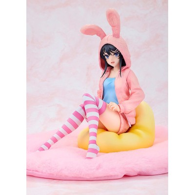 RASCAL DOES NOT DREAM OF A BUNNY GIRL SENPAI - Mai Sakurajima Hoodie Look Rabbit Ears Ver. 1/7 Kadokawa PVC Figure 18 cm