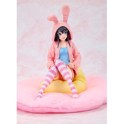 RASCAL DOES NOT DREAM OF A BUNNY GIRL SENPAI - Mai Sakurajima Hoodie Look Rabbit Ears Ver. 1/7 Kadokawa PVC Figure 18 cm