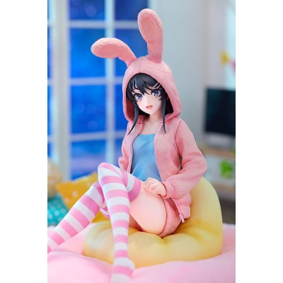 RASCAL DOES NOT DREAM OF A BUNNY GIRL SENPAI - Mai Sakurajima Hoodie Look Rabbit Ears Ver. 1/7 Kadokawa PVC Figure 18 cm