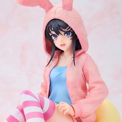 RASCAL DOES NOT DREAM OF A BUNNY GIRL SENPAI - Mai Sakurajima Hoodie Look Rabbit Ears Ver. Popular Edition 1/7 Kadokawa PVC Figu