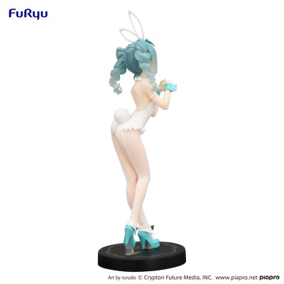 HATSUNE MIKU - Miku Rurudo White Color Ver. BiCute Bunnies Furyu PVC Figure 27 cm