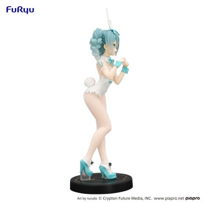 HATSUNE MIKU - Miku Rurudo White Color Ver. BiCute Bunnies Furyu PVC Figure 27 cm