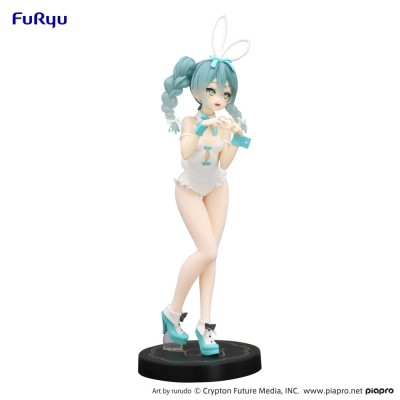 HATSUNE MIKU - Miku Rurudo White Color Ver. BiCute Bunnies Furyu PVC Figure 27 cm