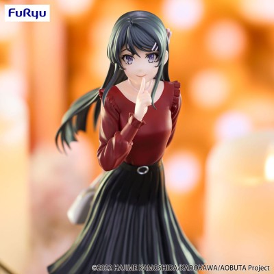 RASCAL DOES NOT DREAM OF A BUNNY GIRL SENPAI - Mai Sakurajima Winter Outfit Ver. Trio-Try-iT Furyu PVC Figure 21 cm