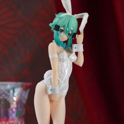 SWORD ART ONLINE - Sinon White Pearl Ver. BiCute Bunnies Furyu PVC Figure 28 cm