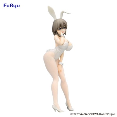 UZAKI CHAN WANTS TO HANG OUT - Tsuki Uzaki White Pearl Ver. BiCute Bunnies Furyu PVC Figure 29 cm