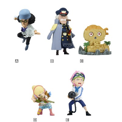 ONE PIECE - Hachinosu 1 World Collectable Figure Complete Pack 7 cm