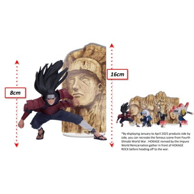 NARUTO SHIPPUDEN - Senju Hashirama Panel Spectacle PVC Figure 8 cm