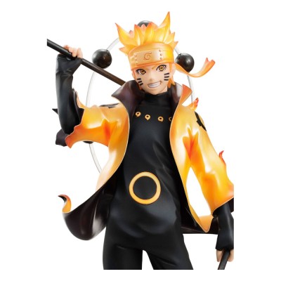 NARUTO SHIPPUDEN - Naruto Uzumaki Six Paths Sage Mode 15th Anniversary Ver. G.E.M. Series Megahouse PVC Figure 22 cm