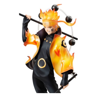 NARUTO SHIPPUDEN - Naruto Uzumaki Six Paths Sage Mode 15th Anniversary Ver. G.E.M. Series Megahouse PVC Figure 22 cm