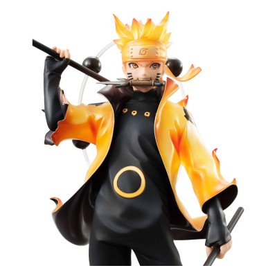 NARUTO SHIPPUDEN - Naruto Uzumaki Six Paths Sage Mode 15th Anniversary Ver. G.E.M. Series Megahouse PVC Figure 22 cm