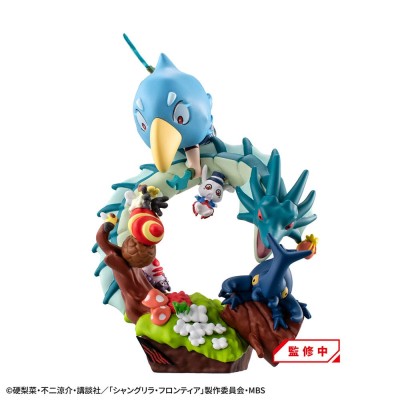 SHANGRI-LA FRONTIER - Petitrama EX Series Trading Figure 3-Set Diorama Collection Set  (with gift) 11 cm