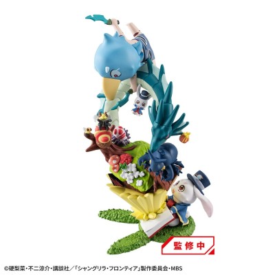 SHANGRI-LA FRONTIER - Petitrama EX Series Trading Figure 3-Set Diorama Collection Set  (with gift) 11 cm