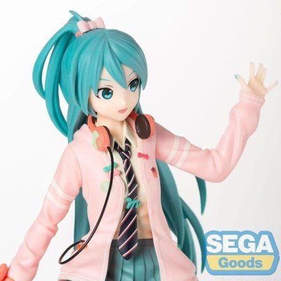 HATSUNE MIKU Project DIVA Arcade - Ribbon Girl Ver. SPM Sega PVC Figure 24 cm