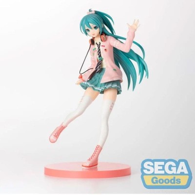 HATSUNE MIKU Project DIVA Arcade - Ribbon Girl Ver. SPM Sega PVC Figure 24 cm