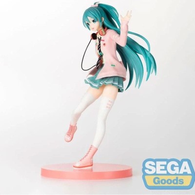 HATSUNE MIKU Project DIVA Arcade - Ribbon Girl Ver. SPM Sega PVC Figure 24 cm