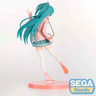 HATSUNE MIKU Project DIVA Arcade - Ribbon Girl Ver. SPM Sega PVC Figure 24 cm