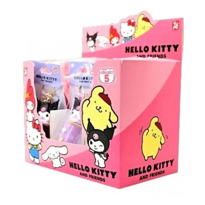 HELLO KITTY AND FRIENDS Sanrio Donuts Series Keychain with Hand Strap (1 portachiavi)