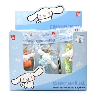 SANRIO - Cinnamoroll Four Seasons Series Keychains with Hand Strap (1 portachiavi)