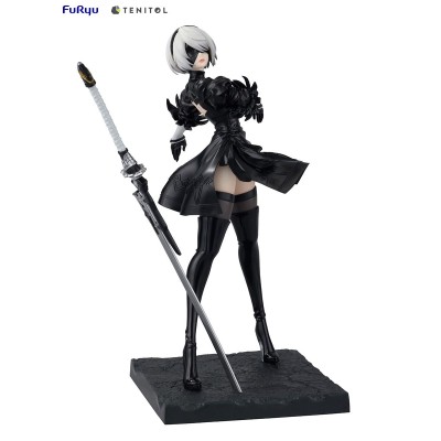 NIER AUTOMATA - 2B Ver1.1a Tenitol Furyu PVC Figure 22 cm