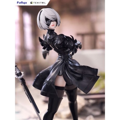 NIER AUTOMATA - 2B Ver1.1a Tenitol Furyu PVC Figure 22 cm