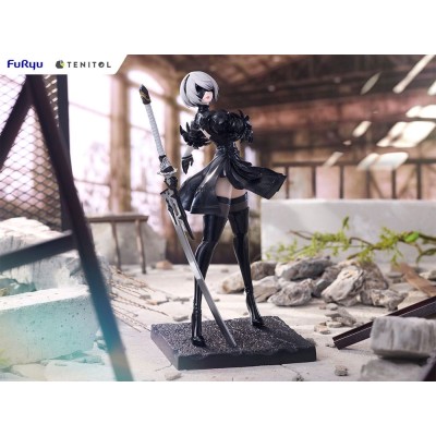 NIER AUTOMATA - 2B Ver1.1a Tenitol Furyu PVC Figure 22 cm