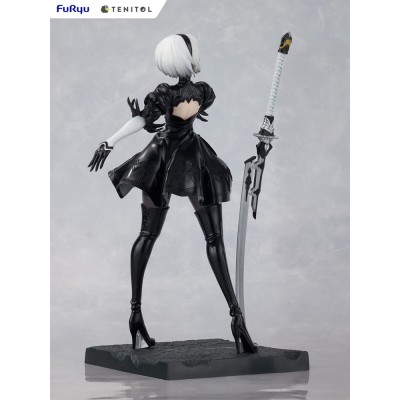 NIER AUTOMATA - 2B Ver1.1a Tenitol Furyu PVC Figure 22 cm