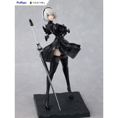 NIER AUTOMATA - 2B Ver1.1a Tenitol Furyu PVC Figure 22 cm