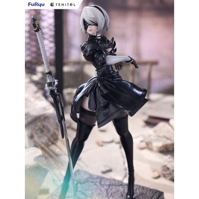 NIER AUTOMATA - 2B Ver1.1a Tenitol Furyu PVC Figure 22 cm