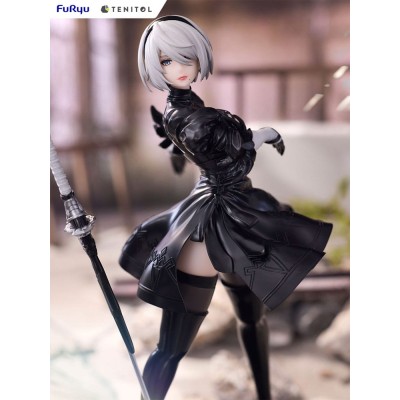 NIER AUTOMATA - 2B Ver1.1a Tenitol Furyu PVC Figure 22 cm