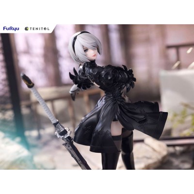 NIER AUTOMATA - 2B Ver1.1a Tenitol Furyu PVC Figure 22 cm