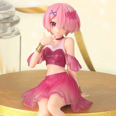 RE: ZERO - Ram Twinkle Party Another Color Ver. Noodle Stopper Furyu PVC Figure 14 cm