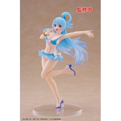 KONO SUBA - Aqua Swimwear Ver. Coreful Taito PVC Figure 18 cm