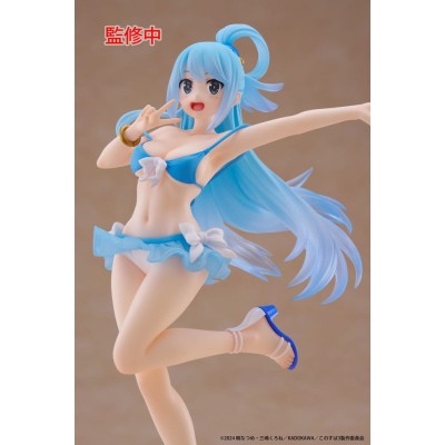 KONO SUBA - Aqua Swimwear Ver. Coreful Taito PVC Figure 18 cm