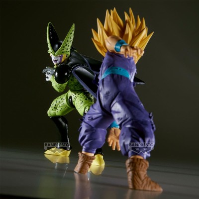 DRAGON BALL Z - Cell (VS Son Gohan Super Saiyan) Match Makers Banpresto PVC Figure 13 cm